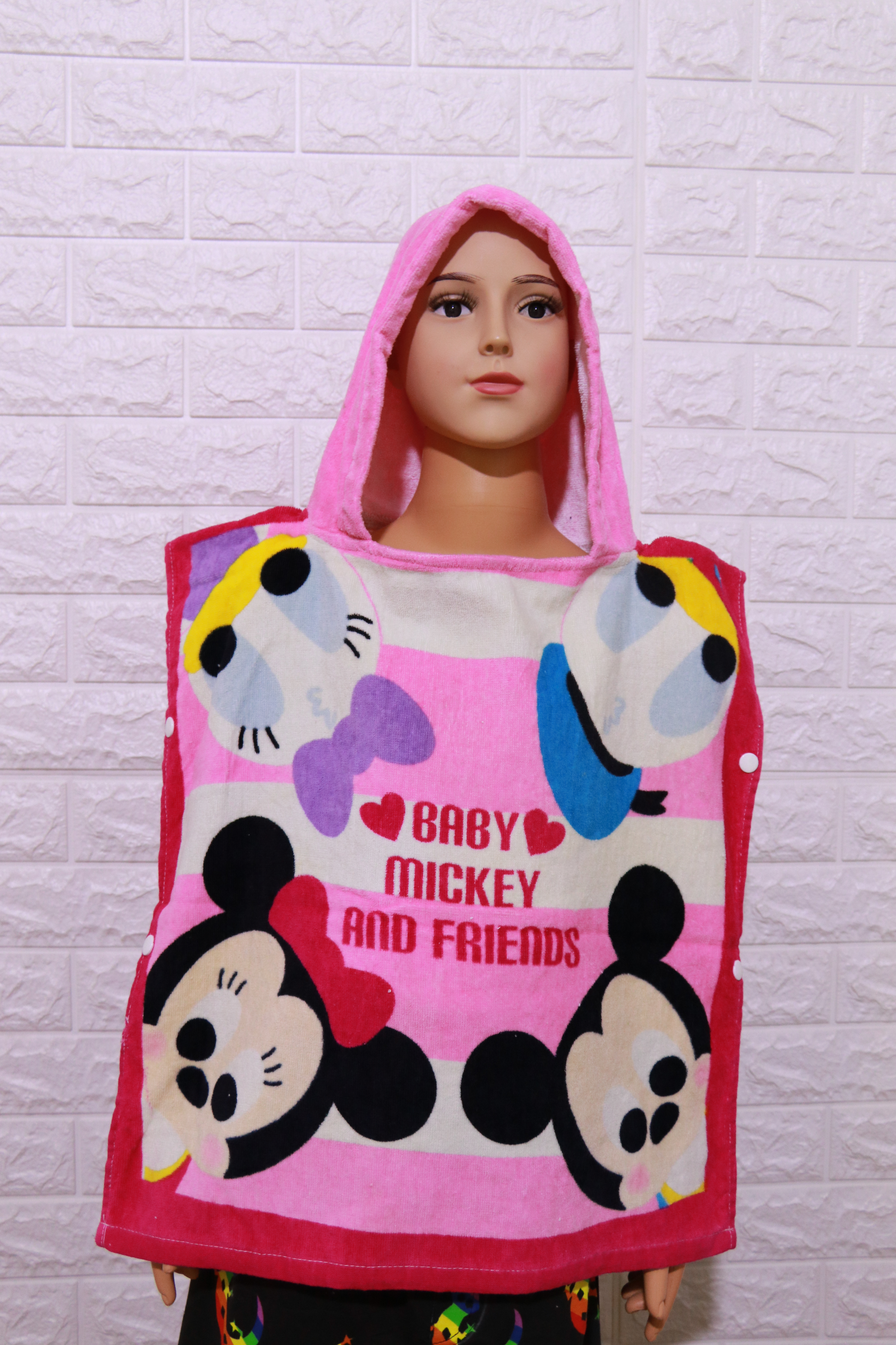 Poncho printed Children bathrobe 2