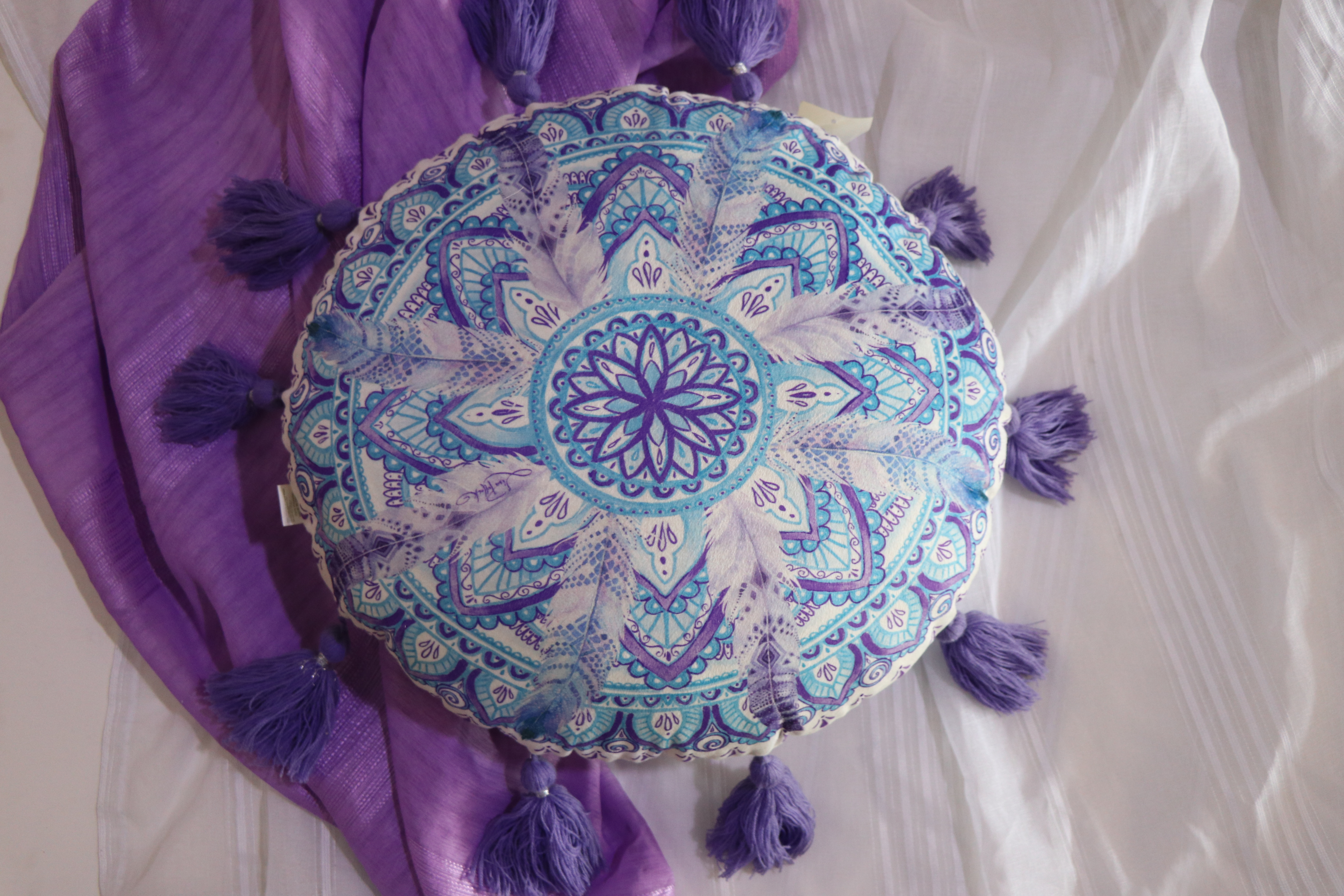 Gold stamp Cushion