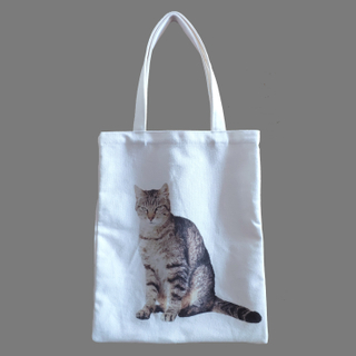 Cotton bag cat