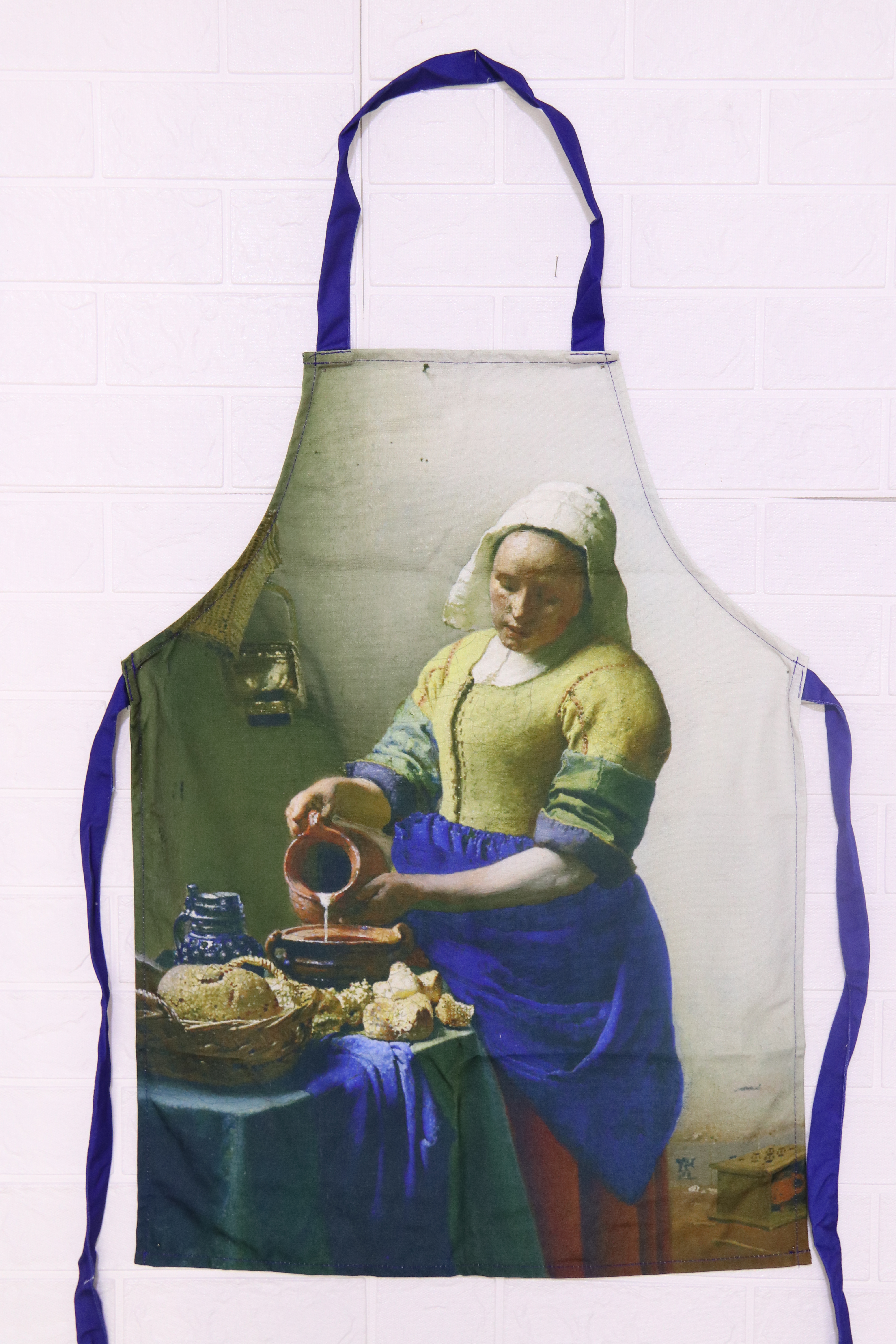 Apron oil painting