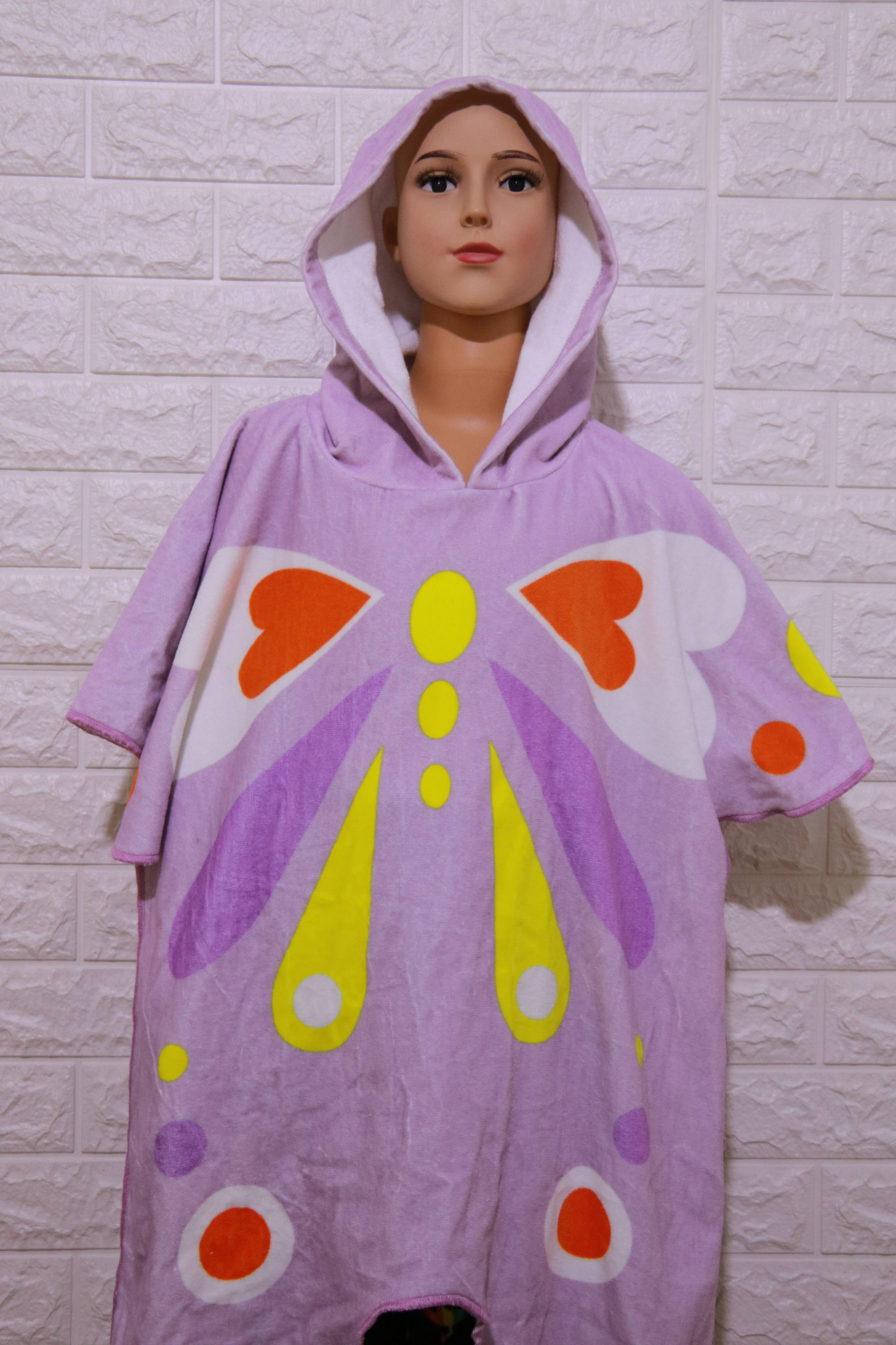 Poncho printed Children bathrobe 1