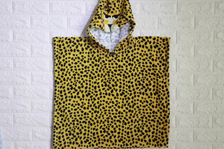 Poncho printed Children bathrobe
