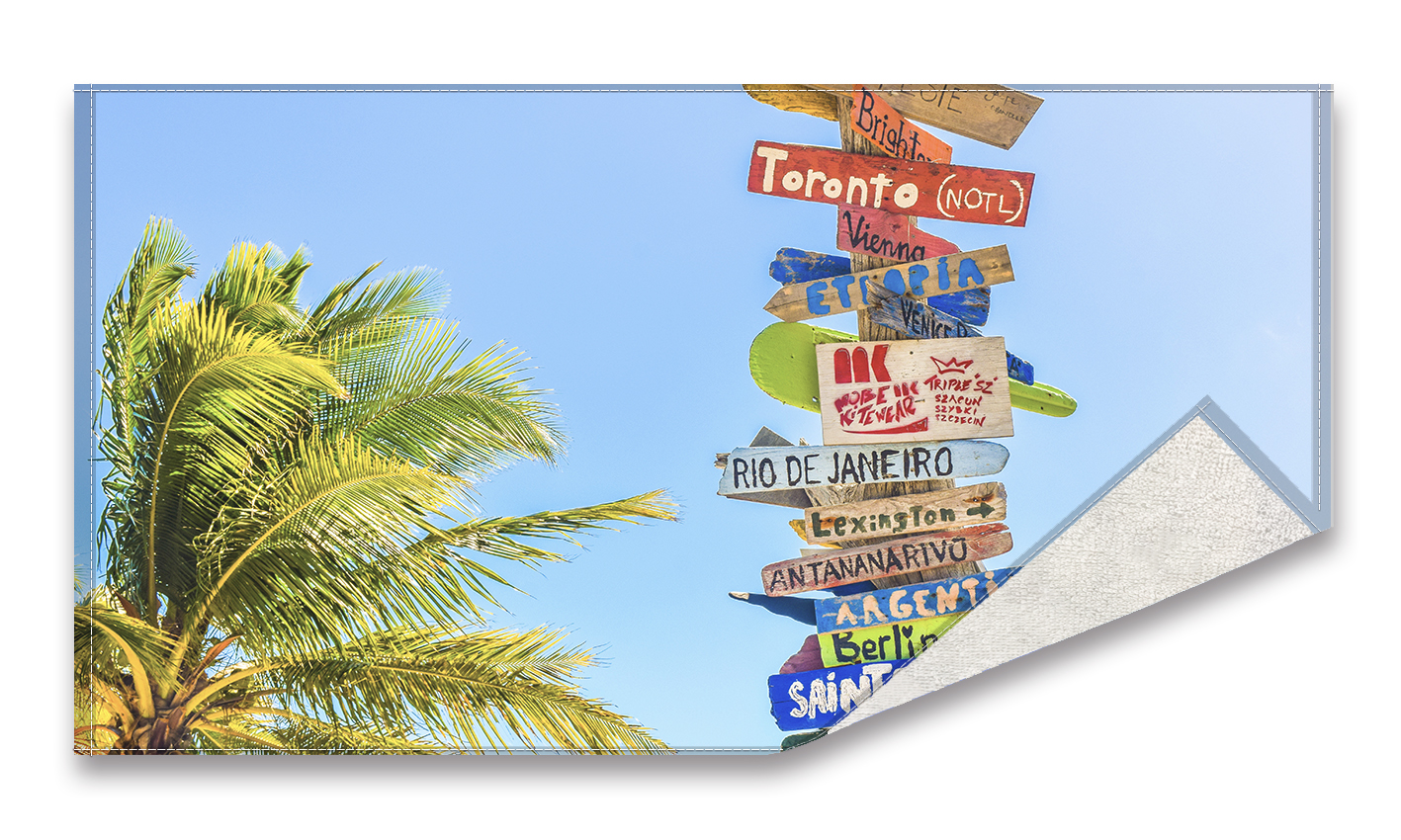 Digital printed beach towel 2