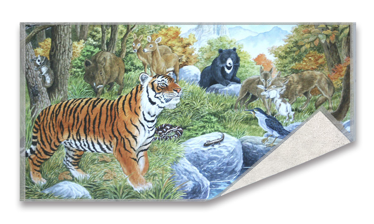 Digital printed beach towel