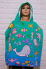 Poncho printed Children bathrobe 1