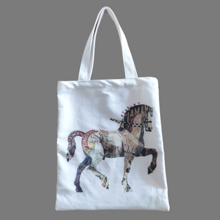 Cotton bag horse