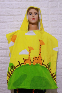 Poncho printed Children bathrobe 1